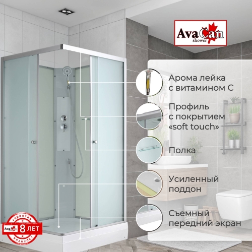 Душевая кабина CK2080N без крыши