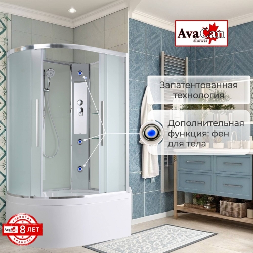 Душевая кабина EM5912RN без крыши