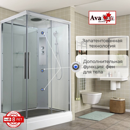 Душевая кабина K2080 стандартная