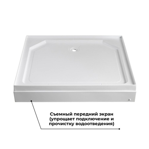 Акриловый поддон TK80-100, 80×100 см