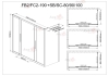 Душевой уголок AvaCan FB2 190-210  + SB80